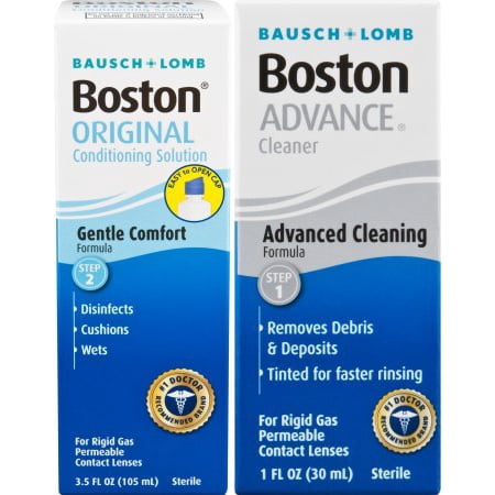 Bausch Lomb Cleaner Bausch & Lomb Boston Advance Formula Cleaner, 1 fl oz. & Bausch & Lomb Boston Original Conditioning Solution, 3.5 fl oz. Bundle ()