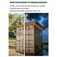 Wood Truss Brackets for Shipping Containers, Shipping Container Roof ...