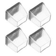thumbnail image 3 of 4pcs Furniture Leg Caps Chair Leg Floor Protectors Desk Foot Covers Table Silicone Feet Covers, 3 of 10