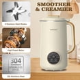 thumbnail image 3 of HDQ Nut Milk Maker Machine, 32oz Multi-Function Nut Milk Machine, Full-touch-panel Automatic Plant-Based Beverage Machine for Soy, Almond, Oat & Coco, 3 of 7