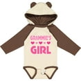 thumbnail image 3 of Inktastic Grammie Girl Granddaughter Gift Girls Long Sleeve Baby Bodysuit, 3 of 5