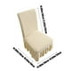 thumbnail image 3 of Funda Elástica Para Silla, Extraíble, Lavable, Fácil De Instalar, Multiusos, Apta Para Comedor, Cocina Y Oficina, Color Beige, 3 of 9