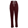 thumbnail image 4 of Bovemsi Casual Pants for Women Solid Color Sports Training Lightweight Running Jogging Beach Trousers with Pockets, 4 of 4