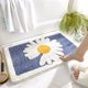 thumbnail image 2 of Alfombra de puerta de entrada de Margarita para dormitorio, sala de estar, alfombras de cocina súper absorbentes, alfombras de piso de baño antideslizantes, alfombrilla suave para pies Fivean unisex, 2 of 2