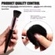 thumbnail image 4 of Set de brochas de maquillaje BS-MALL, 25 unidades, con brocha triangular y bolsa, 4 of 6