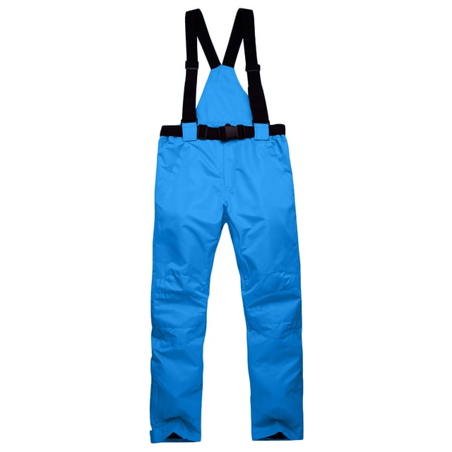 Pantalones de esquí gruesos a prueba de viento, impermeables y cálidos de una sola tabla para hombres y mujeres Pompotops oipoqjl24156