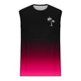 thumbnail image 4 of Hombres Moda Casual sin Mangas Gradación Impresión Suéter Cuello Redondo Tanque Deportivo, 4 of 4