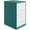 Teal and White, variant on UrbanPro 18" 2-Drawer Modern Metal File Cabinet in Arctic Silver