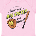 thumbnail image 4 of Inktastic That's My Big Sister out There Softball Boys or Girls Baby Bodysuit, 4 of 5