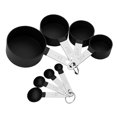 thumbnail image 1 of Less Than 5 Tableware 8Pcs Green Plastic Measuring Spoons Cups Set Tools Measure for Baking Coffee, 1 of 9