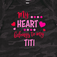 thumbnail image 4 of Inktastic My Heart Belongs to My Titi Boys or Girls Baby Bodysuit, 4 of 5