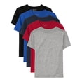 thumbnail image 6 of The Children's Place Boys Short Sleeve Layering T-Shirt, 5-Pack, Sizes XS-XXL, 6 of 10
