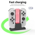 thumbnail image 6 of Eleanos Controller Pro Charger, 2 in 1 LED Charging Dock Station Stand for Switch Oled Joy-Con, 6 of 8