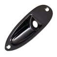 thumbnail image 1 of Metal Input Jack Socket Plate Guitarra Pickup With 2pcs Screws Good Quality Jack Plate For Strat Style Electric Guitars, 1 of 7
