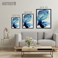thumbnail image 4 of Eduard Tomek Sea Abstract Painting Black Framed Canvas Wall Art Print 12X16", 4 of 4