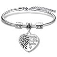 thumbnail image 1 of Pulseras Para Madre E Hija, Amuleto De Corazón A Juego Creativo, Pulseras De Serpiente, Brazaletes, Regalos Para Madre E Hija Inevent AP005502-00, 1 of 6