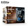Keurig KElite SingleServe KCup Pod Coffee Maker, Brushed Silver