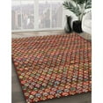 thumbnail image 2 of Ahgly Company Indoor Round Contemporary Dark Almond Brown Abstract Area Rugs, 8' Round, 2 of 6
