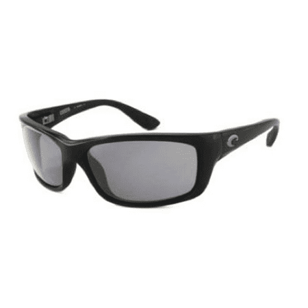 Costa Del Mar Sunglasses Jose- Plastic / Frame: Black Lens: Polarized Silver Mirror 580P Polycarbonate