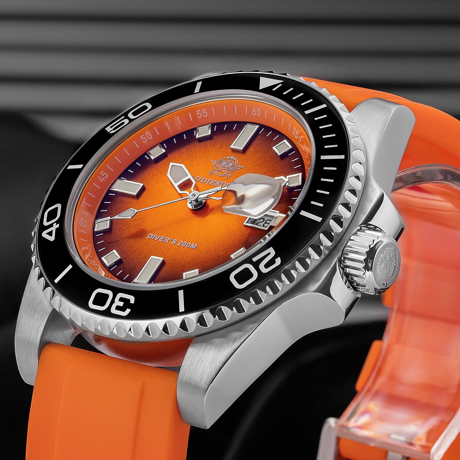 ADDIESDIVE Professional Dive Watch - Japanese Quartz Movement, 200M Waterproof Quartz Watch with Ceramic Rotating Bezel & Super Luminous