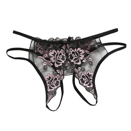 

JDEFEG Microfiber Panties For Women Women Lace Open Crotch Waist Panties Underwear Women Plus Size Underwear Satin Flatulence Filtering Underwear Women Polyester Pink