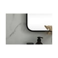 thumbnail image 6 of Soft corner metal square mirror 42x42 inch in Black, 6 of 9