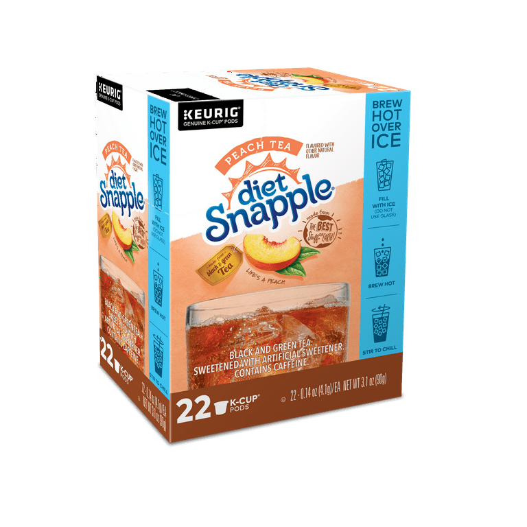 Snapple® Peach Tea 11.5 fl oz - Keurig Dr Pepper Product Facts