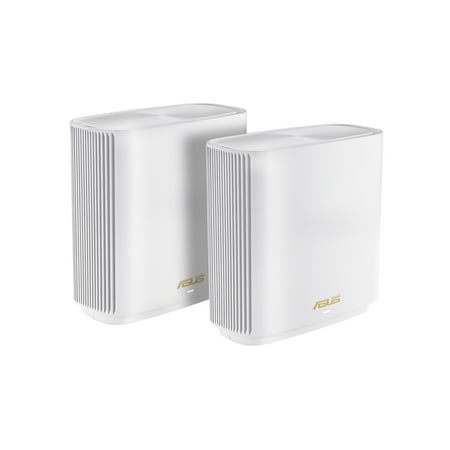 UPC: 0192876579015 | ASUS ZenWiFi AX Whole-Home Tri-band Mesh WiFi 6 System (XT8-WHITE)-2 pack  Coverage up to 5 500 sq.ft/6+rooms  6.6Gbps  3 SSIDs  life-time free network security and parental controls  2.5G port
