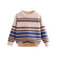 thumbnail image 2 of Spazoro Kids Girls Boys Sweaters, Thickening Crew Neck Long Sleeve Casual Warm Shirts for Child Girls Blue Size 4 T, 2 of 9