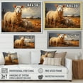 thumbnail image 4 of Designart "Sheep Bathed in Sunlight II" Animals Floater Framed Canvas Art Print, 4 of 7