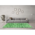 thumbnail image 3 of Ahgly Company Indoor Square Abstract Green Modern Area Rugs, 6' Square, 3 of 4