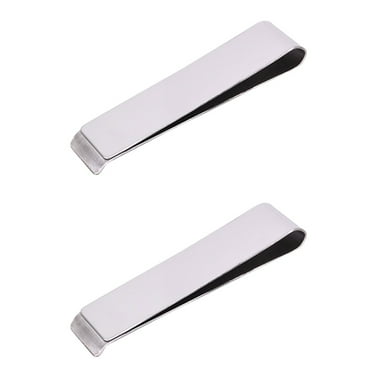 2 Count Money Wallet Cash Clip Anti-theft Holder Credit Holders Stainless Steel