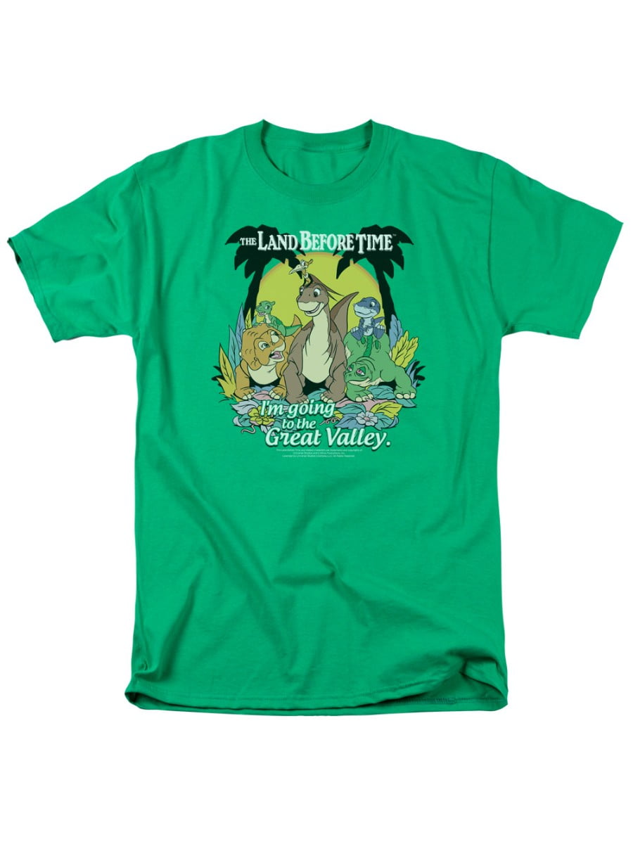 The Land Before Time Animated Dinosaur Movie Great Valley Adult T-Shirt