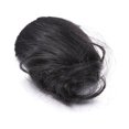 thumbnail image 2 of 1 pieza de extensión de cabello con clip y flecos falsos rizados para niñas y mujeres (negro), 2 of 5