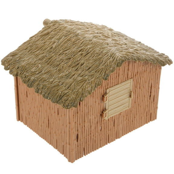 LOLIPPYY Assorted Color Small Buildings Cottage Model for Miniature Garden Decor Durable Plastic Tiny House 3.5 Inch