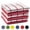 Red, variant on 100% Cotton Terry Kitchen Towels, 6 Pack Dish Cloths for Washing Dishes, Super Soft and Absorbent Dish Towels Rags, 15x25 Inch, Red
