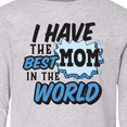 thumbnail image 4 of Inktastic I Have the Best Mom in the World with Speech Bubble Long Sleeve Youth T-Shirt, 4 of 5