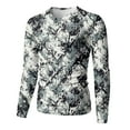 thumbnail image 6 of Men's V-Neck Camouflage Print Long Sleeve T-Shirt Casual Military Style Fashion Top Loose Fit Comfortable Outdoor Shirt,Gray,4XL, 6 of 6