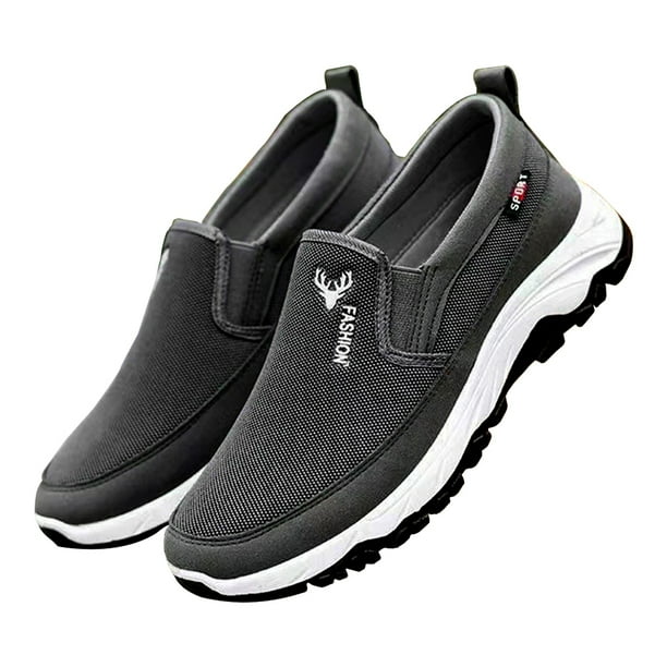 Zapatillas de deporte de conducción para hombre zapatos de viaje informales planos cómodos para correr y hacer deporte