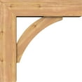 thumbnail image 3 of Ekena Millwork 7 1/2"W x 28"D x 28"H Thorton Block Smooth Bracket w/ Offset Brace, Western Red Cedar, 3 of 25
