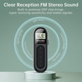 thumbnail image 3 of Radio Baladeur Fm, Radio Transistor de Poche Portable Rechargeable 300mah avec Meilleure Réception, Syntonisation Numérique lcd avec Rétroéclairage, Son Stéréo, Clip Ceinture, 3 of 5