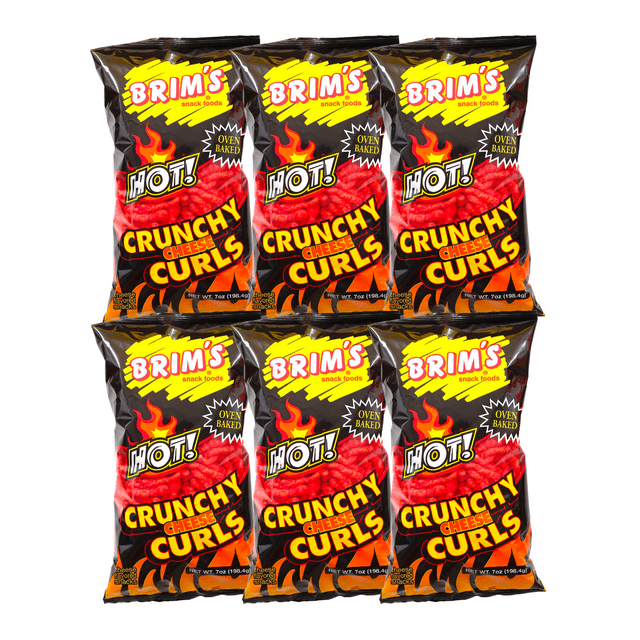 Brim's Crunchy Hot Cheese Curls (7 oz., 6-pack)