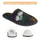 thumbnail image 3 of Fotbe Mardi Gras Carnival Pantuflas Peludas para Mujer con Estampado, Zapatillas de Peluche, Zapatos de Invierno para Casa, Uso Interior y Exterior-Medium, 3 of 8