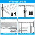 thumbnail image 4 of 5 Tier Wire Shelving Unit Storage Metal Shelf Standing Shelf Units NSF Heavy Duty Height Adjustable Garage Shelving 14" W x 30" L x 60" H with Wheels Large Commercial Shelving, Silver, 4 of 7