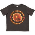 thumbnail image 3 of Inktastic Happy Thanksgiving with Cute Turkey Boys or Girls Toddler T-Shirt, 3 of 5