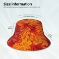 thumbnail image 5 of Kdxio Reflective Bucket Hat - Autumn Leaf Print Bucket Hat for Men,Women, 5 of 9