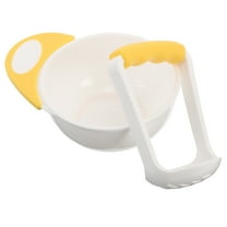 OULII 1 Set Baby Food Manual Grinder Yellow Tool for Outdoor Use with Infants