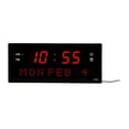 thumbnail image 2 of Large Digital Wall Clock Number Home Accessories USB LED Tools 12/24H Display Easy Viewing for kitchen and home Hall, 2 of 8