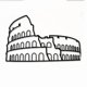 thumbnail image 1 of Cuadro Decorativo de Metal con Diseño coliseo Grande, 1 of 4