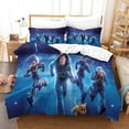 thumbnail image 3 of Buzz Lightyear Duvet Cover Set Bedding Set Ultra Soft Reversible Anime Characters Breathable 3D Printed Microfiber Comforter Protector Cute Cartoon Bed Cover Set Pillowcases Double, 3 of 5